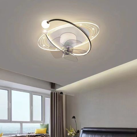 Đèn Quạt Trần Trang Trí Dải Ngân Hà LXBD097- Đen