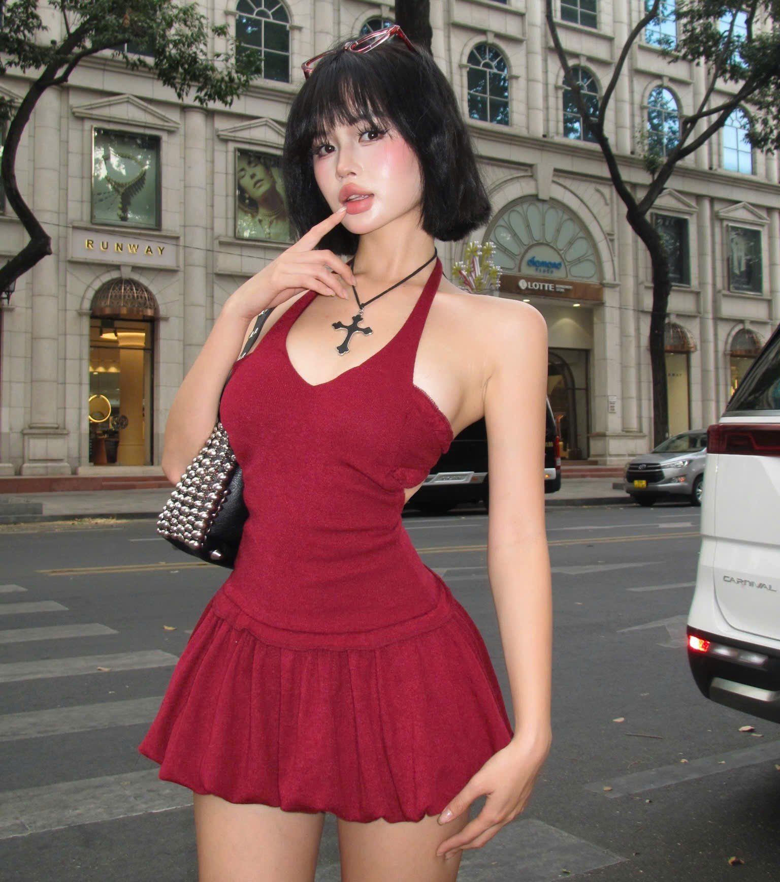  WINE DRESS 
