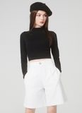 QUẦN SHORT DÀI MONO TRẮNG 