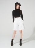 ÁO THUN CỔ LỌ PANLY ĐEN 