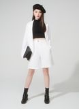  QUẦN SHORT DÀI MONO TRẮNG 