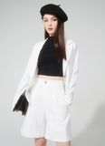  QUẦN SHORT DÀI MONO TRẮNG 