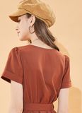  ĐẦM MIDI THẮT NƠ 