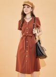  ĐẦM MIDI THẮT NƠ 