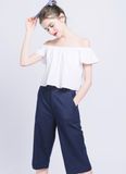  ÁO BẸT VAI TRẮNG 