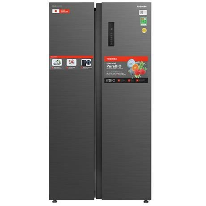 Tủ lạnh Toshiba Inverter 555 lít Side By Side GR RS696WI PMV(60) AG