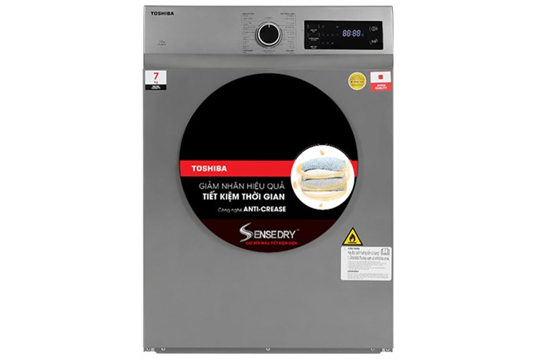 Máy sấy thông hơi Toshiba 7 kg TD H80SEV(WK) - H80SEV(WK)