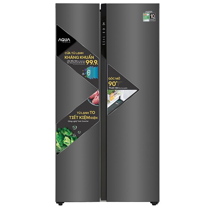 Tủ Lạnh Aqua Inverter 541 Lít AQR S541XA(SG)