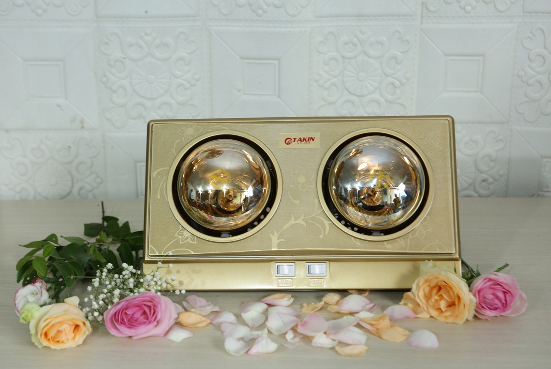 Đèn sưởi 2 bóng Takin TK105