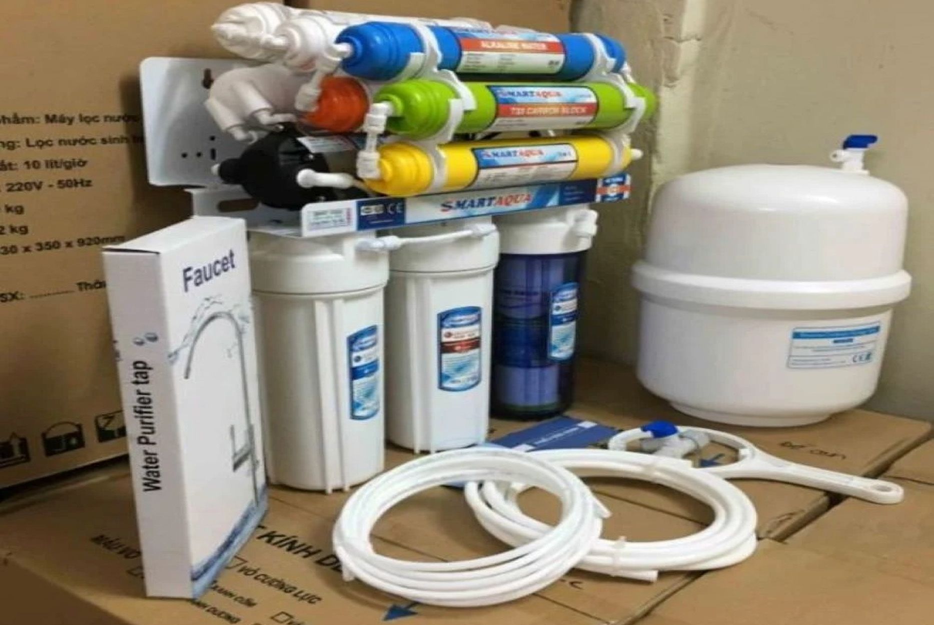 Máy lọc nước Ro Aqua RA109,3M Không tủ