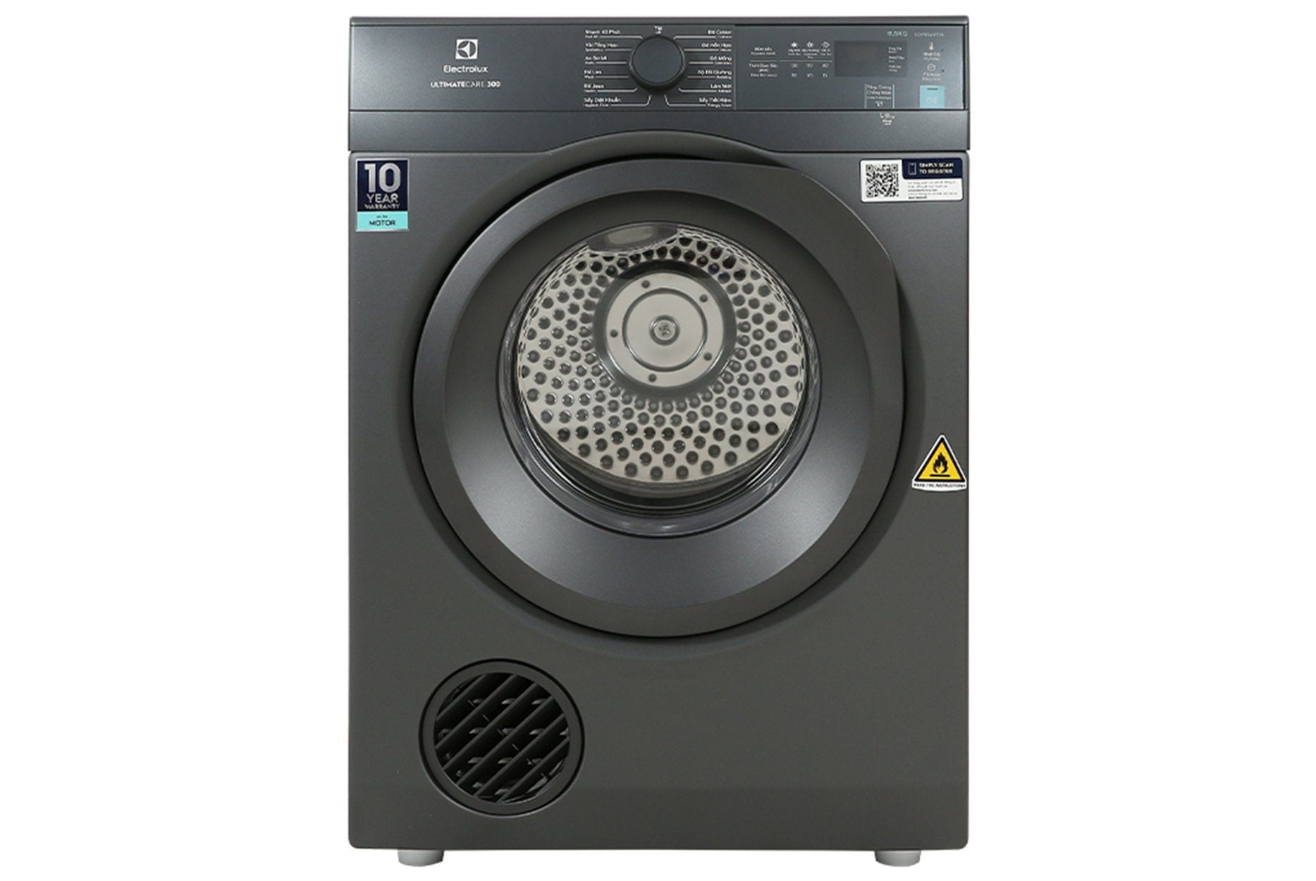 Máy sấy thông hơi Electrolux UltimateCare 8.5 kg EDV854N3SB