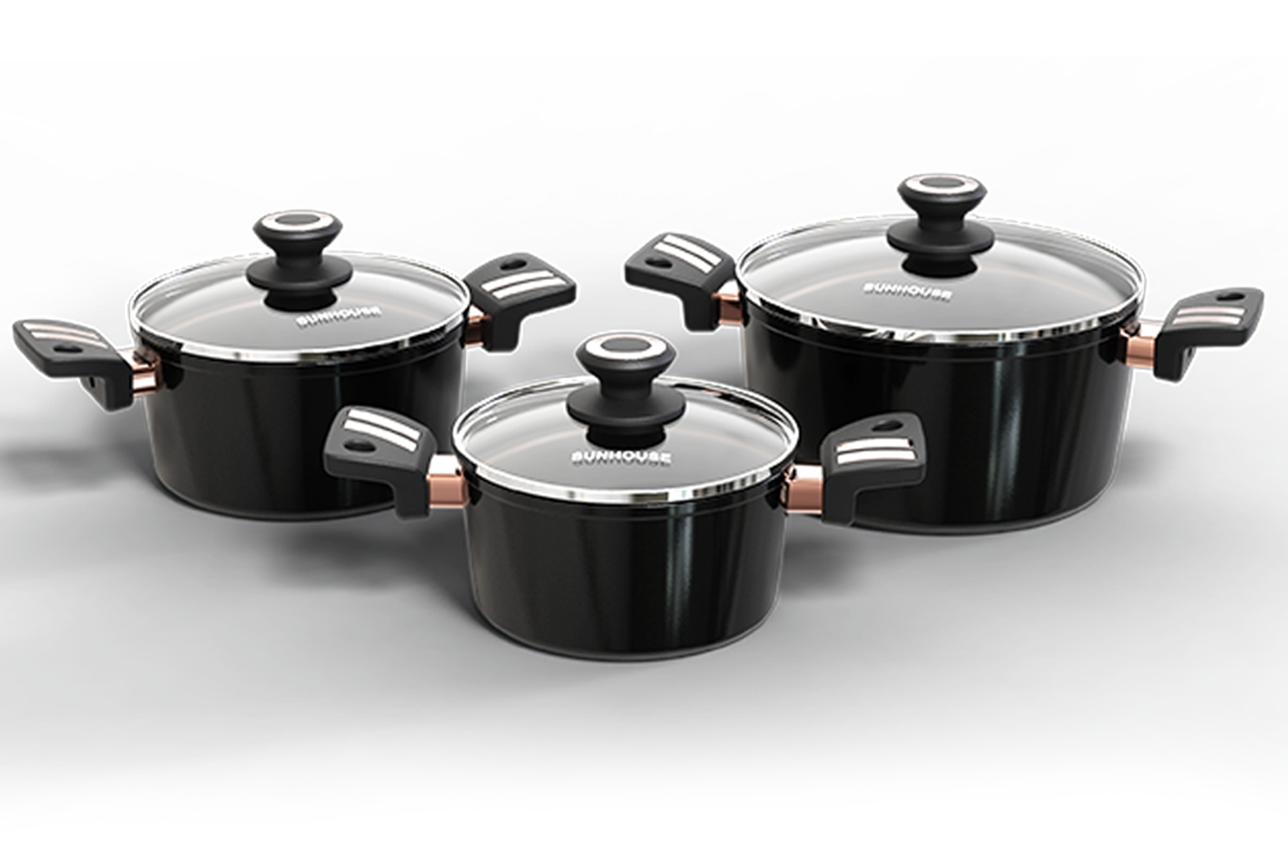 Bộ nồi chống dính Ultra Titanium Sunhouse ST2210B