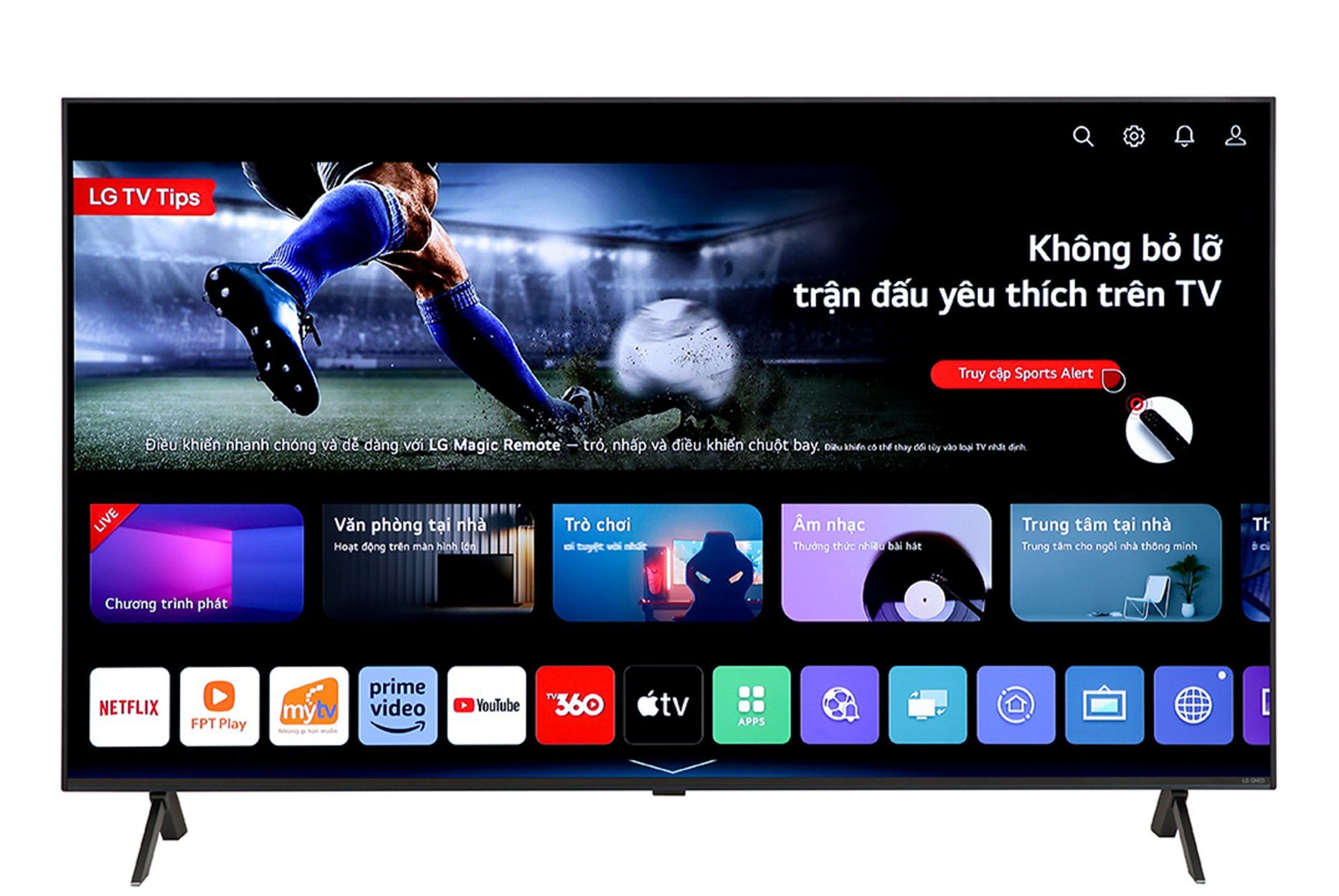 Smart Tivi QNED LG 4K 55 inch 55QNED80SRA