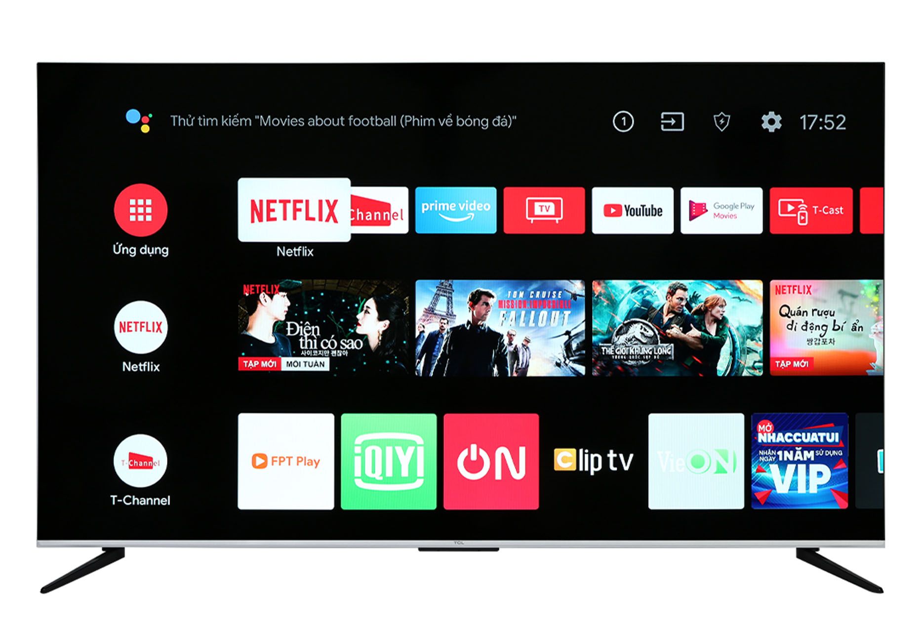 Google Tivi TCL 4K 65 inch 65P737