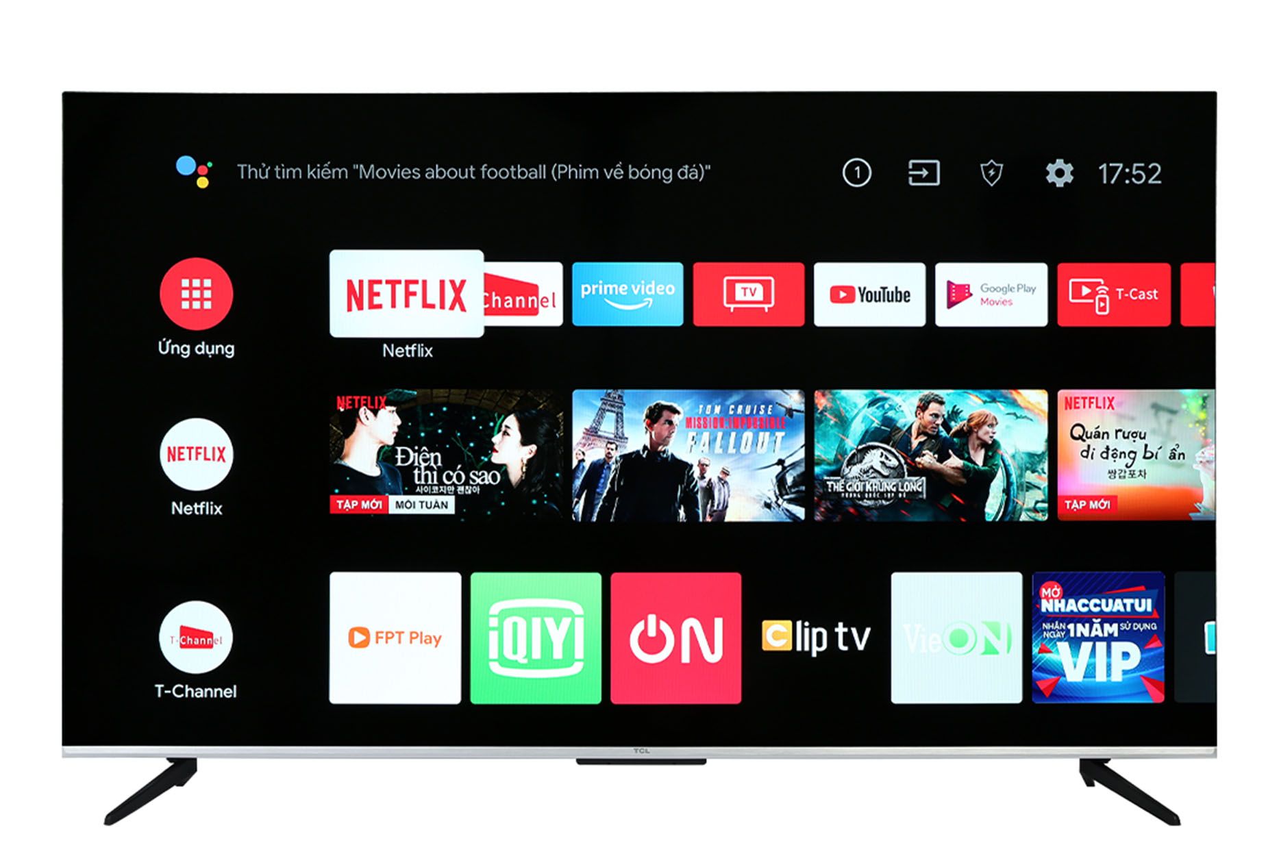 Google Tivi TCL 4K 55 inch 55P737