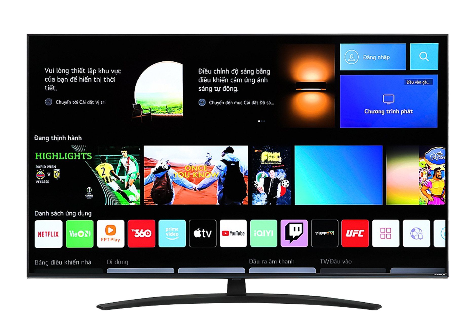 Smart Tivi NanoCell LG 4K 55 inch 55NANO76SQA