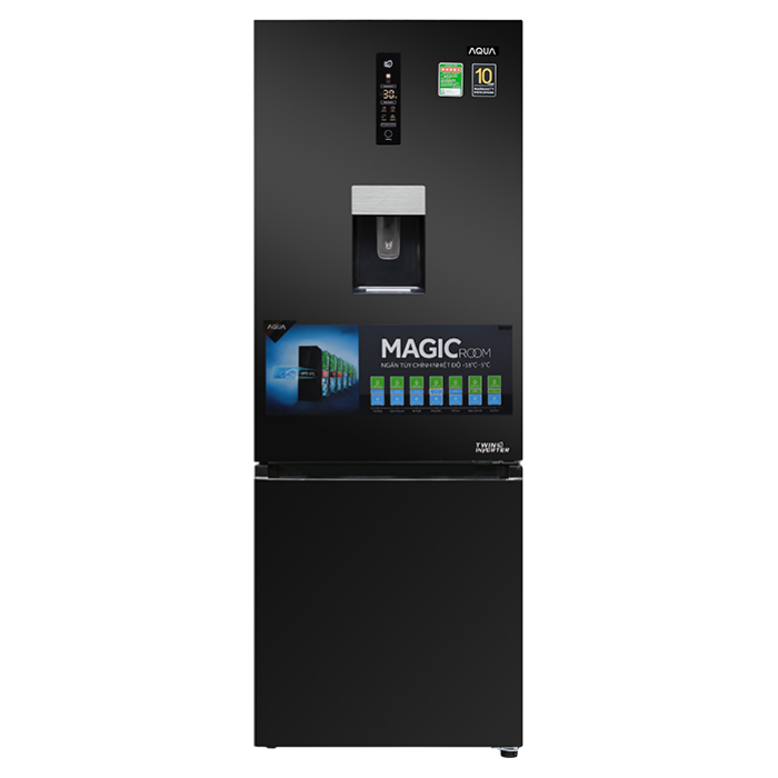 Tủ lạnh Aqua Inverter 288 lit AQR IW338EB(BS)