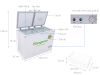 Tủ đông Kangaroo KG 298C2 298 lít   1 ngăn đông 1 ngăn mát