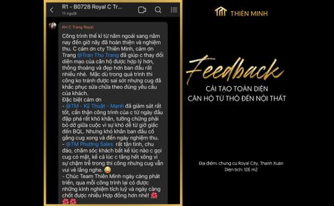 ROYAL CITY - 3 PHÒNG NGỦ - CẢI TẠO