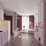 VINHOMES SMART CITY - 1 PHÒNG NGỦ+ 1