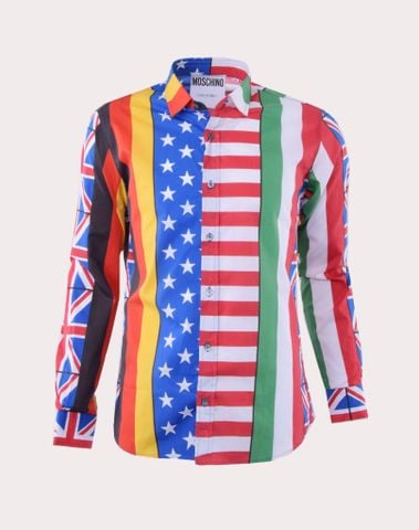 Áo sơ mi nam Moschino 55332 R70U650