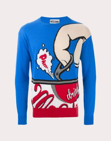 Áo sợi nam Moschino 55360 RM0R818