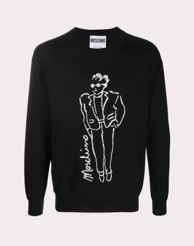 Áo sợi nam Moschino A 0909 7002