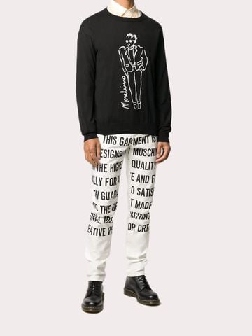 Áo sợi nam Moschino A 0909 7002