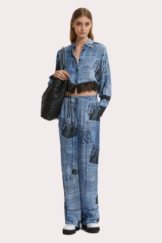 Áo sơ mi nữ ERMANNO K025 EB8
