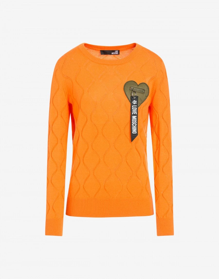 Áo sợi nữ Love Moschino S G65 90 X 1311