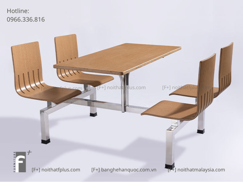 BỘ BÀN ĂN LIỀN GHẾ F-BA08