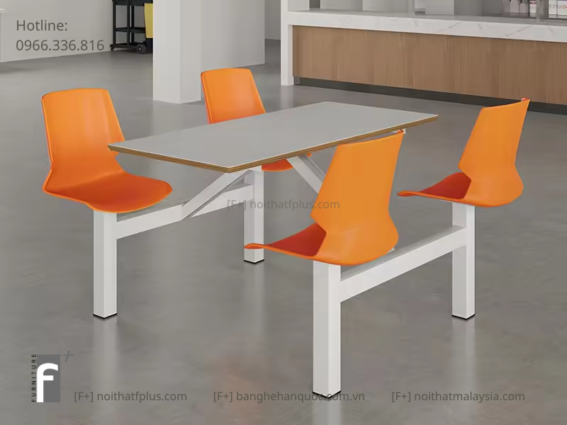 BỘ BÀN ĂN LIỀN GHẾ F-BA04