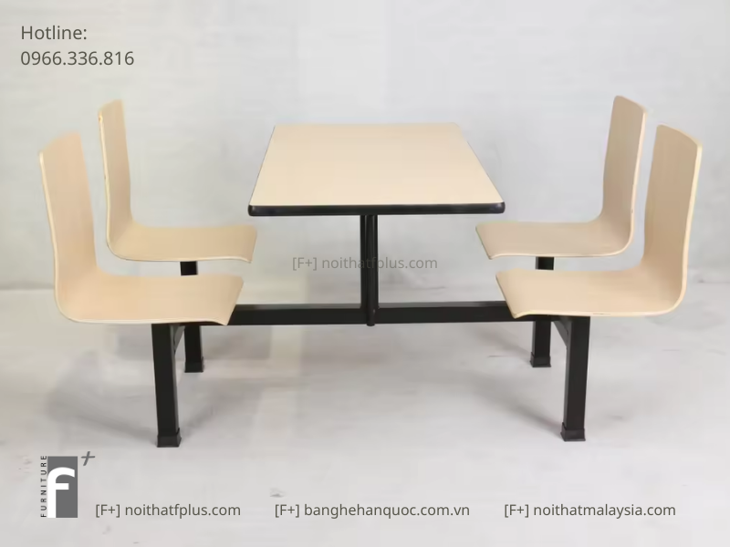 BỘ BÀN ĂN LIỀN GHẾ F-BA06