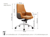 GHẾ NHÂN VIÊN NHẬP KHẨU PUDI F-B881
