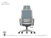 GHẾ GIÁM ĐỐC NHẬP KHẨU MEHI F-HK001-H-1