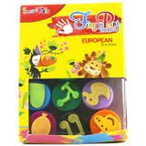 Màu Nước Finger Paint Có Mộc SK-FP002 12 Màu