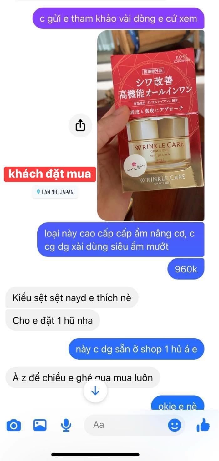  Kem dưỡng kose chống nhăn nâng cơ 