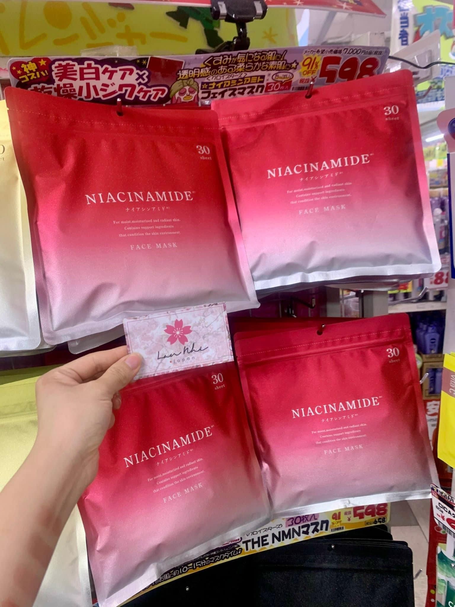  Mask Niacinamide màu đỏ 