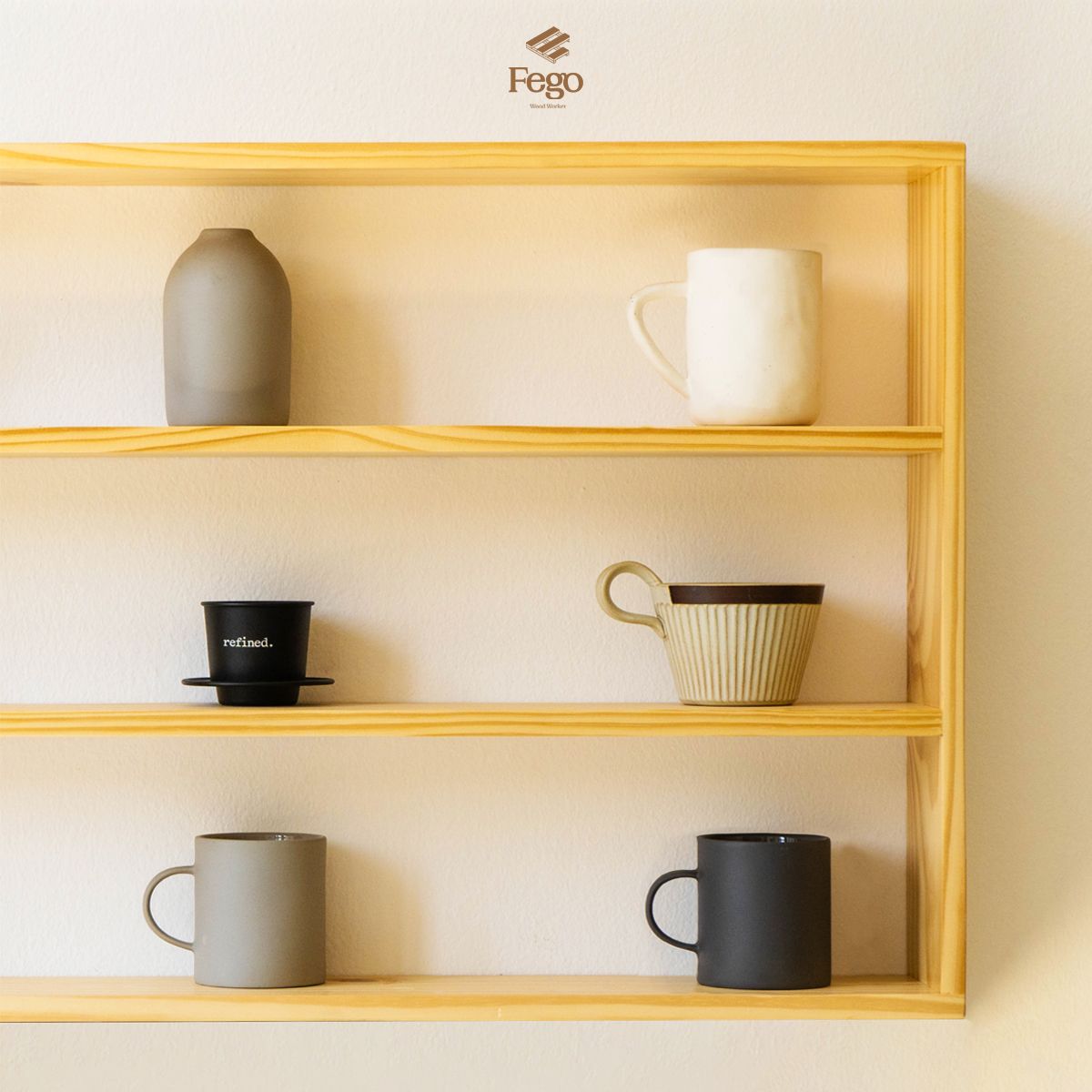  Kệ để cốc FEGO/ Mug shelf 