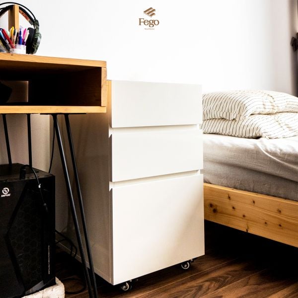  Tủ 3 ngăn kéo có bánh xe FEGO 