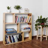  Giá sách basic 90x90x20cm gỗ thông tự nhiên 