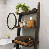  Kệ thang gỗ để đồ phòng tắm FEGO 