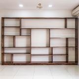  Kệ sách gỗ tự nhiên kích thước lớn FEGO 