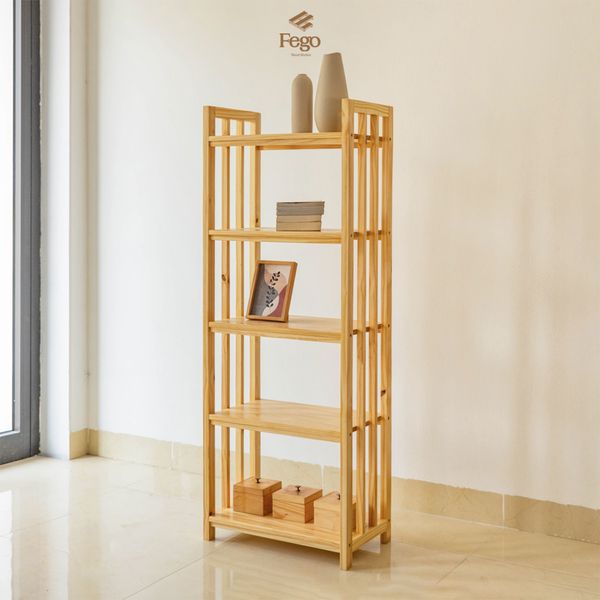  Kệ sách vách nan 5 tầng FEGO 