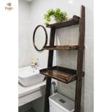  Kệ thang gỗ để đồ phòng tắm FEGO 