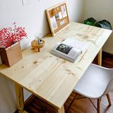  Bàn làm việc chân gỗ hình thang 