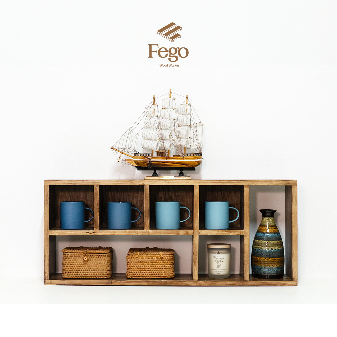  Kệ để cốc FEGO/ Mug shelf 