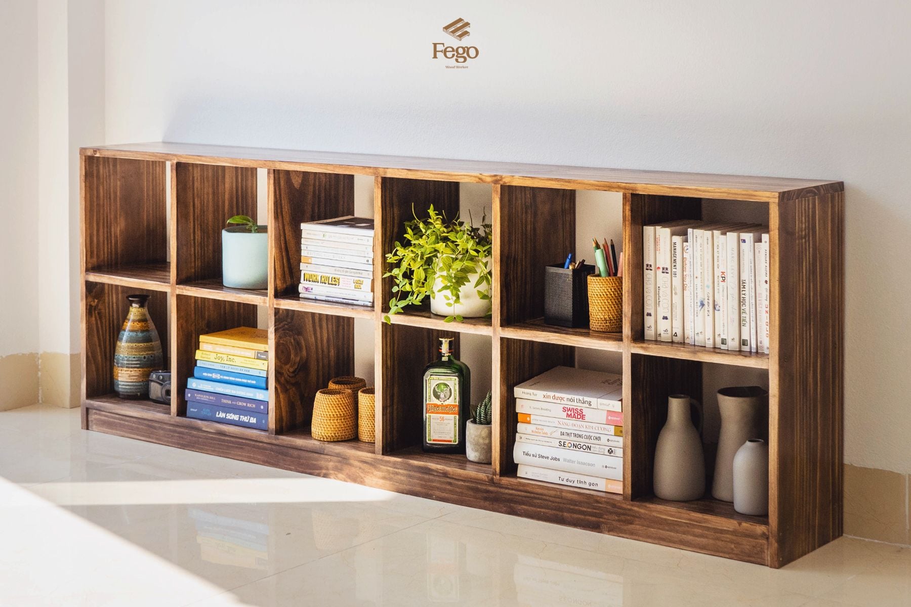  Kệ CUBE ngang 12 ô FEGO 