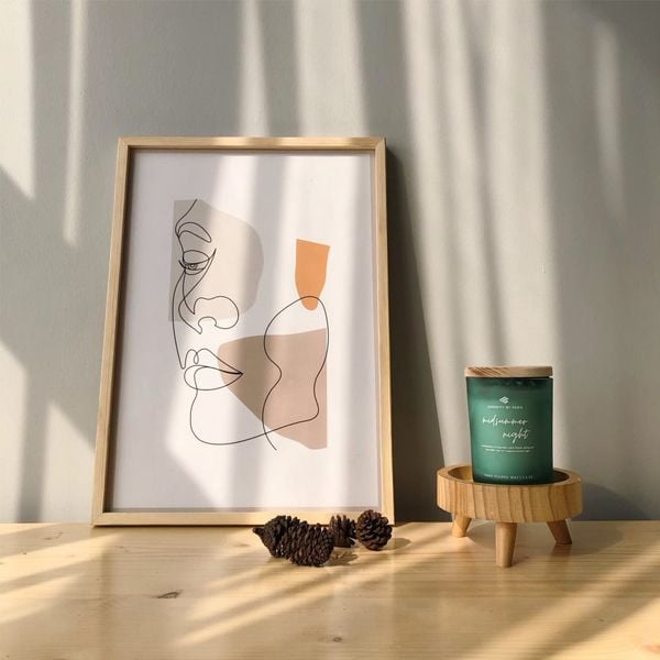  Khung ảnh mica / Khung tranh bằng gỗ ép lá trang trí A3 - A4 - A5 