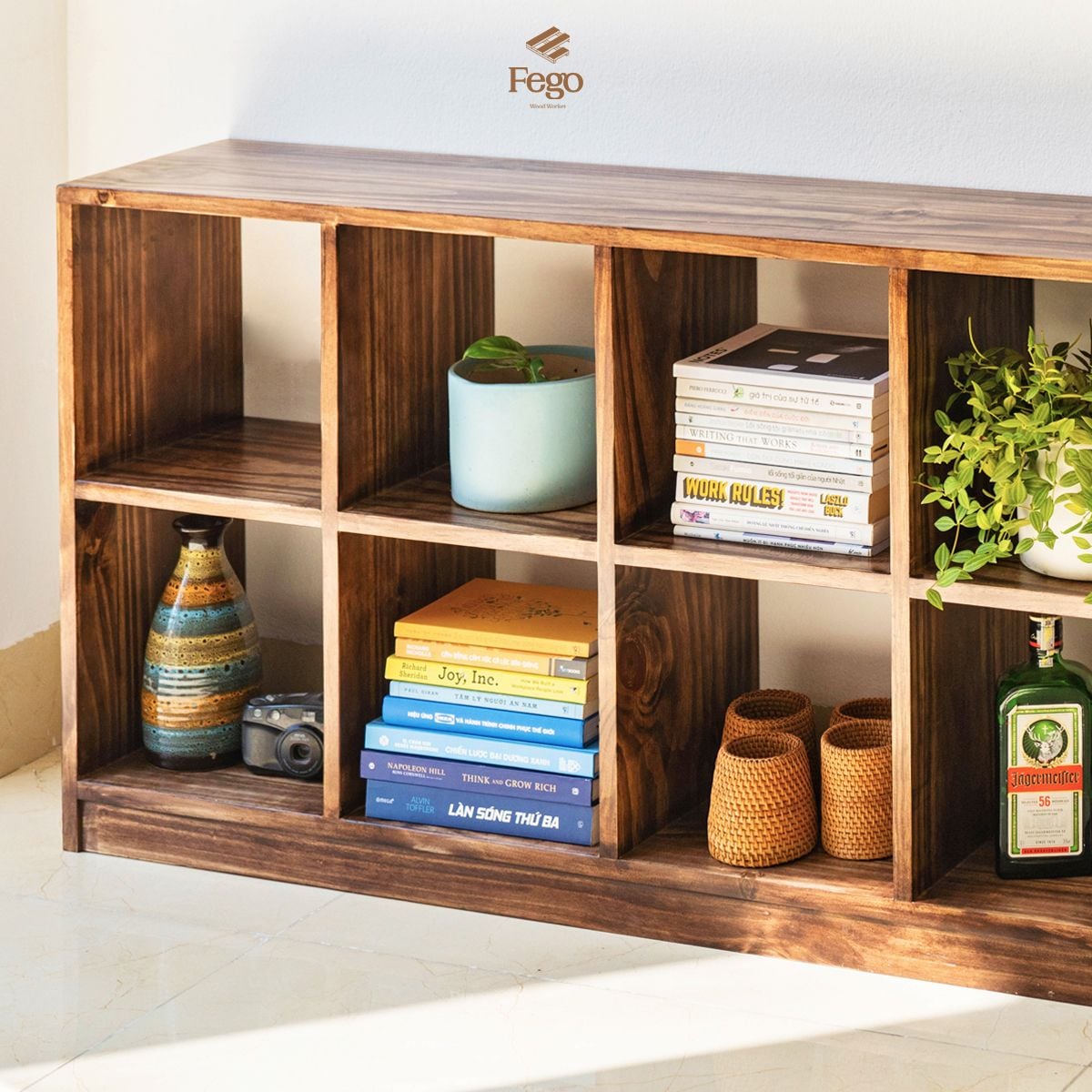  Kệ CUBE ngang 12 ô FEGO 